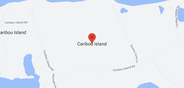 map of 1660 Caribou Island Road